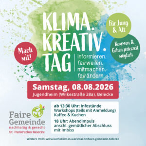 Klima.Kreativ.Tag für Jung & Alt am 8. August – Herzliche Einladung!